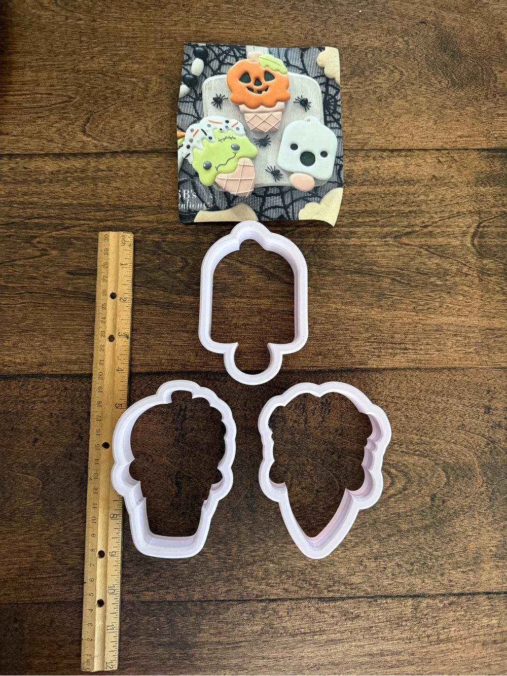 Halloween Pumpkin, ghost Cream & Popsicle etc 3D Cookie Cutter Set
